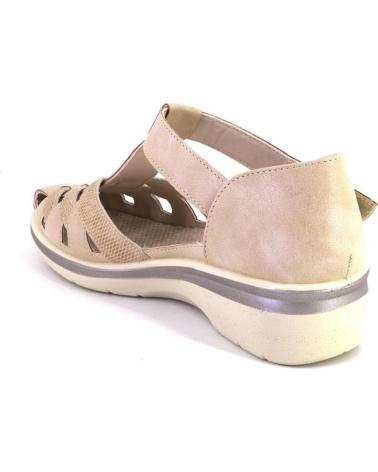 AMARPIES SANDALIA CERRADA CON CIERRE DE VELCRO AMARPIES 30029 ARENA