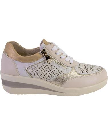 AMARPIES 30018 ZAPATILLAS CASUAL DE MUJER PIEL BEIGE
