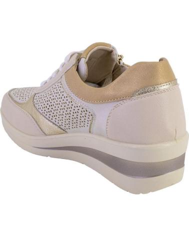 AMARPIES 30018 ZAPATILLAS CASUAL DE MUJER PIEL BEIGE