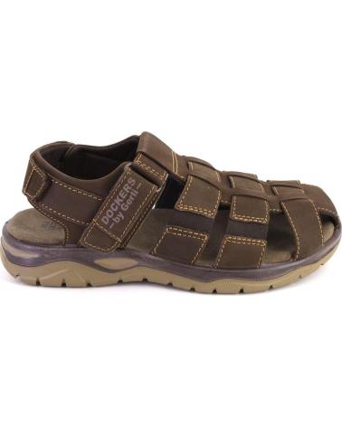 DOCKERS BY GERLI 52HU005 SANDALIAS DE HOMBRE NOBUK MARRON