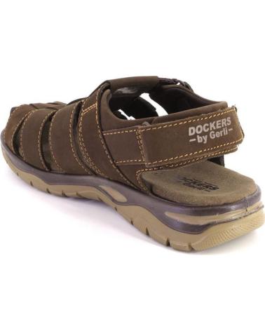 DOCKERS BY GERLI 52HU005 SANDALIAS DE HOMBRE NOBUK MARRON