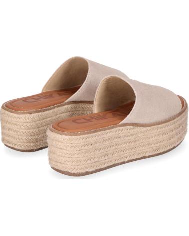 CHIKA10 SANDALIA PLATAFORMA BONNA 26 YUTE PLATINO-LG GOLD
