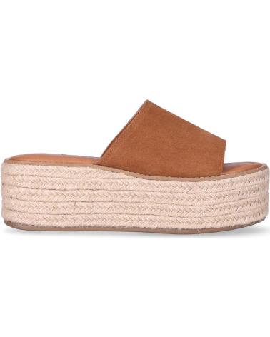 CHIKA10 SANDALIAS PLANAS MUJER BONNA 26 CUERO MARRóN