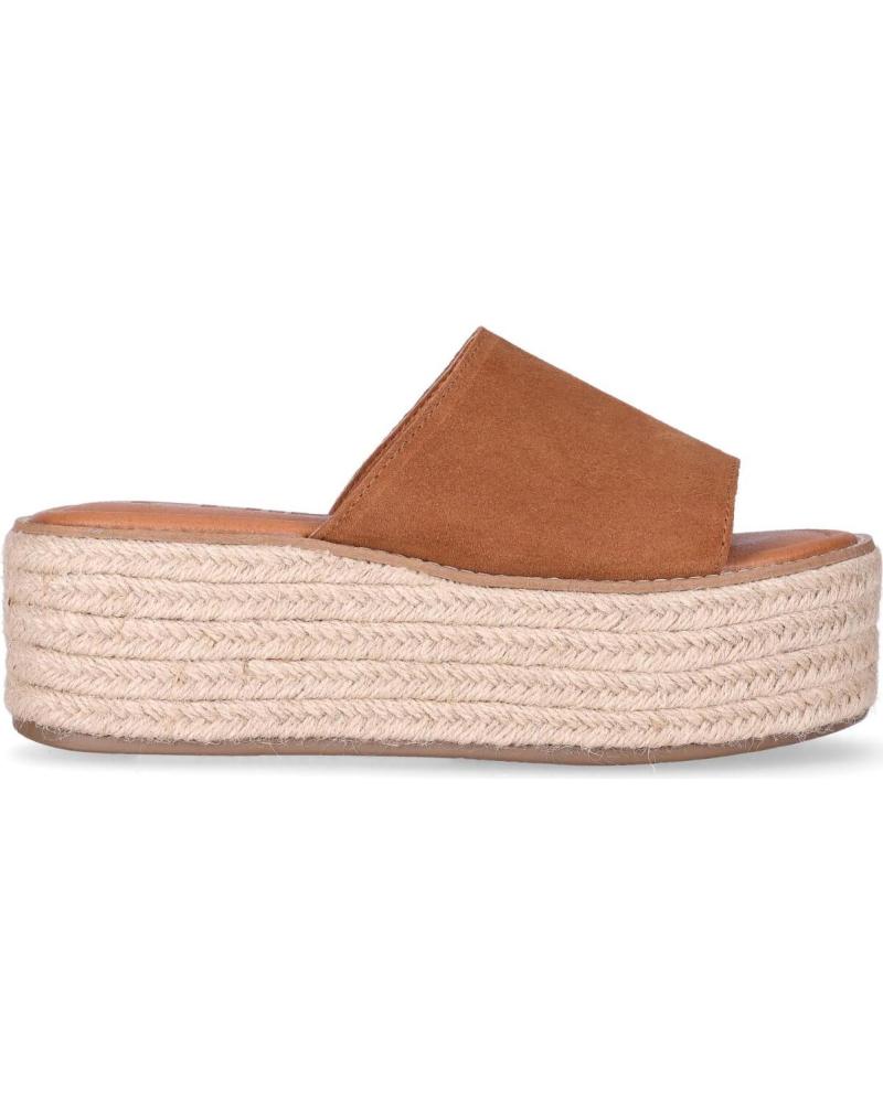 CHIKA10 SANDALIAS PLANAS MUJER BONNA 26 CUERO MARRóN