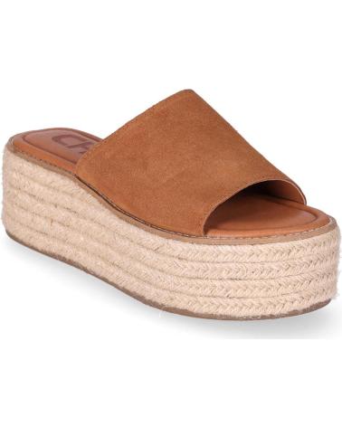 CHIKA10 SANDALIAS PLANAS MUJER BONNA 26 CUERO MARRóN