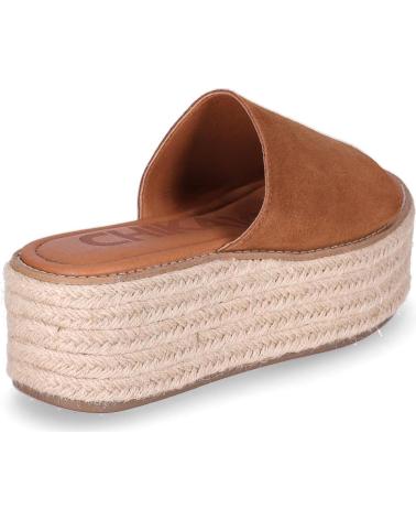 CHIKA10 SANDALIAS PLANAS MUJER BONNA 26 CUERO MARRóN