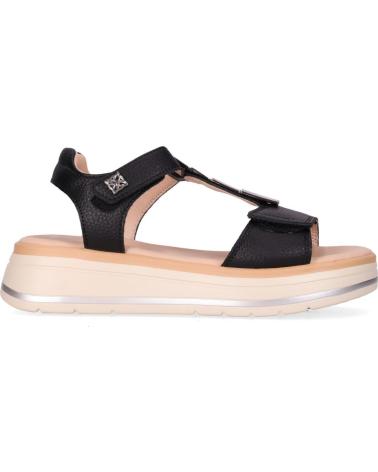 CHIKA10 SANDALIA PLATAFORMA T-STRAP RE LAVANDA NEGRO-BLACK