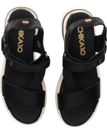 CHIKA10 SANDALIA PLATAFORMA DEPORTIVA TABITA 02 NEGRO-BLACK
