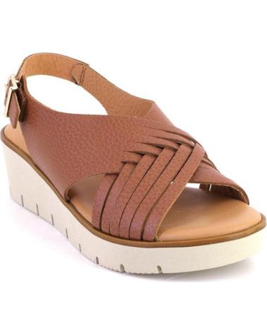 KAOLA SANDALIAS KAOLA 2451BOMBI CON PLATAFORMA Y TIRAS CRUZADAS CUERO