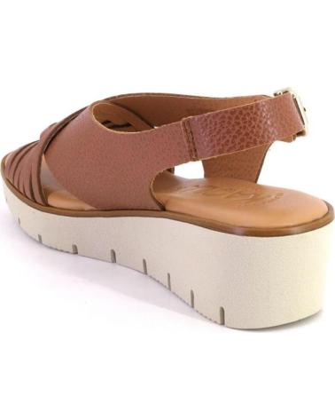 KAOLA SANDALIAS KAOLA 2451BOMBI CON PLATAFORMA Y TIRAS CRUZADAS CUERO