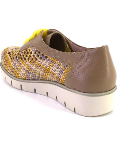 NIVAL NIVAL I908603B CALZADO CON CORDONES TEXTURIZADO MOSTAZA