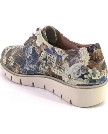 NIVAL INGLES002 ZAPATOS CON CORDONES DE MUJER AZUL