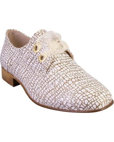 NIVAL ZAPATOS TIPO OXFORD CON CORDONES Y TEXTURA GRABADA CAMEL
