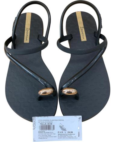 IPANEMA SANDALIAS Y PALAS DE MUJER 27378 SANDALIA GLAM RING NEGRO