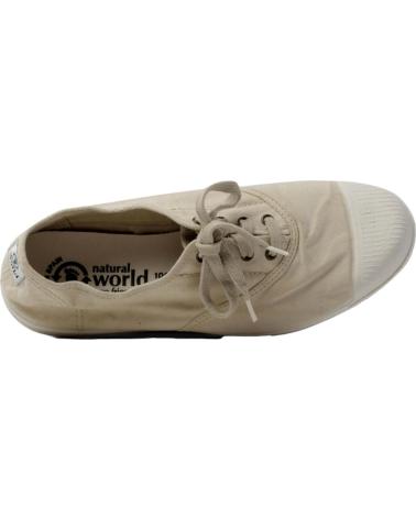 NATURAL WORLD ZAPATILLAS ECO 102-533 EN BEIGE PARA MUJER SAND
