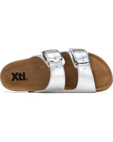 XTI SANDALIAS XTI 145068 CON DOBLE HEBILLA PLATEADO