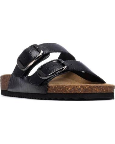 XTI SANDALIAS XTI CON DOBLE HEBILLA Y PLANTILLA ANATÓMICA NEGRO