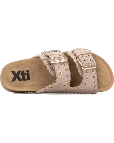 XTI SANDALIA PLANA XTI 145073 CON DOBLE HEBILLA BEIGE