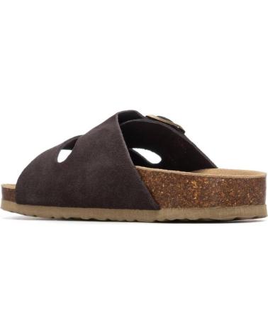 XTI SANDALIA BIO DE DOBLE HEBILLA MARRON