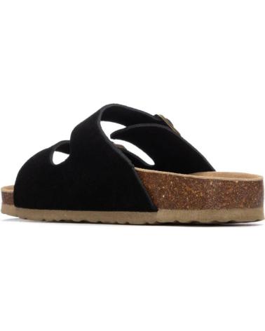 XTI SANDALIAS ANATÓMICAS CON DOBLE HEBILLA NEGRO