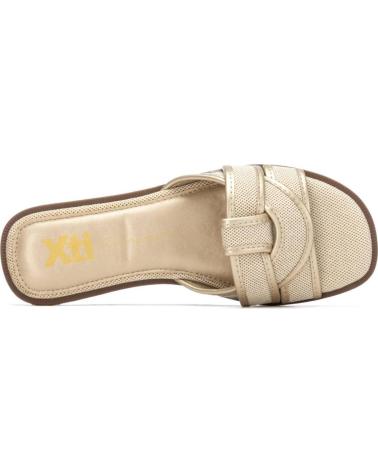 XTI SANDALIA PLANA XTI 145114 CON TIRAS CRUZADAS ORO