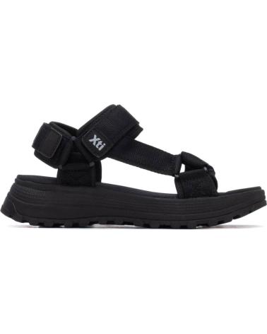 XTI SANDALIA DEPORTIVA CON CIERRE DE VELCRO 145181 NEGRO