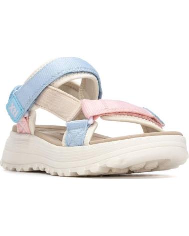 XTI SANDALIAS DEPORTIVAS CON CIERRE DE VELCRO MULTICOLORES BEIGE