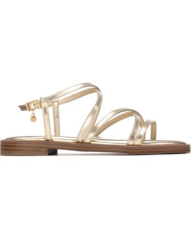 XTI SANDALIA PLANA TIRAS ENTRELAZADAS XTI 145302 ORO