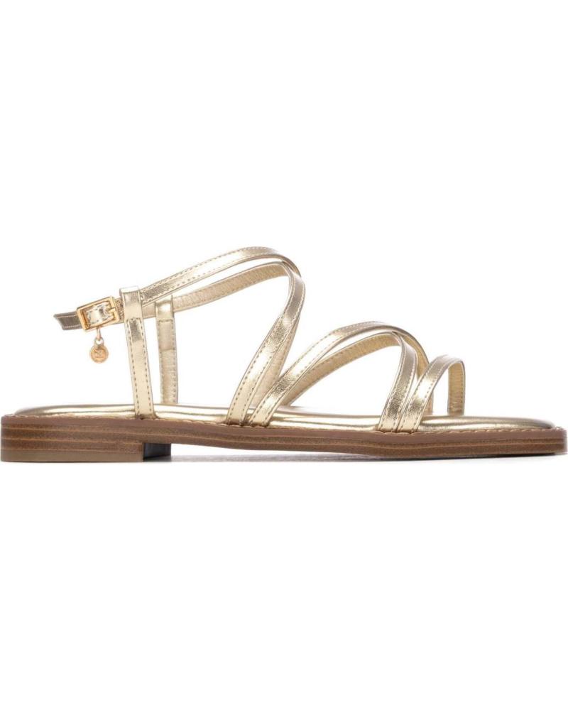 XTI SANDALIA PLANA TIRAS ENTRELAZADAS XTI 145302 ORO