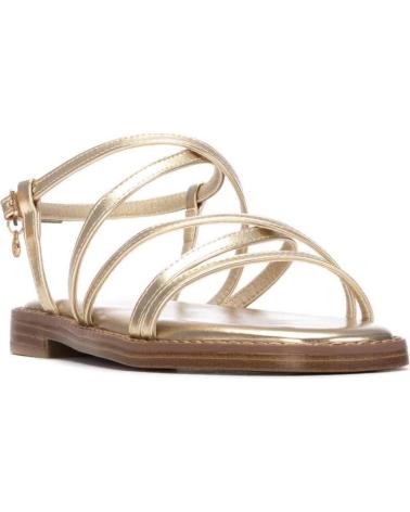 XTI SANDALIA PLANA TIRAS ENTRELAZADAS XTI 145302 ORO