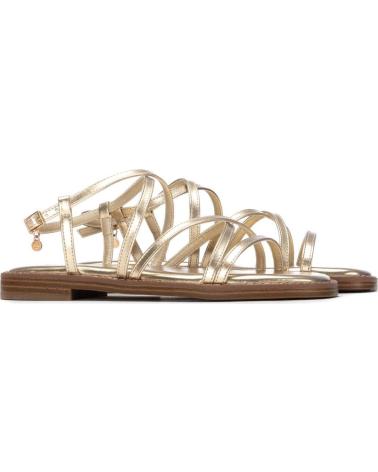 XTI SANDALIA PLANA TIRAS ENTRELAZADAS XTI 145302 ORO