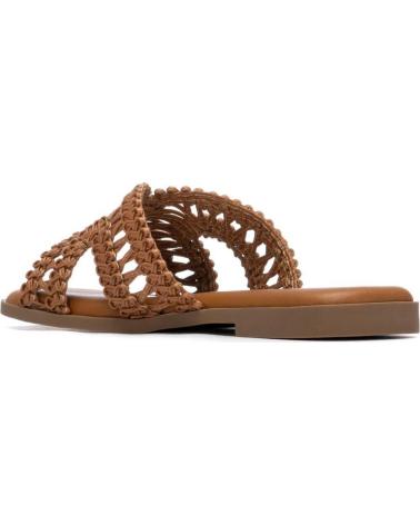 XTI SANDALIA PLANA XTI 145373 EN TEJIDO TRENZADO CAMEL