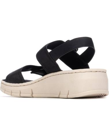 XTI SANDALIA DEPORTIVA CON PLATAFORMA 145396 NEGRO