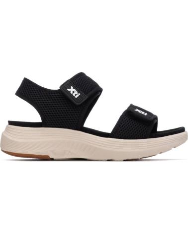 XTI SANDALIA DEPORTIVA CON CIERRE DE VELCRO XTI 145401 NEGRO