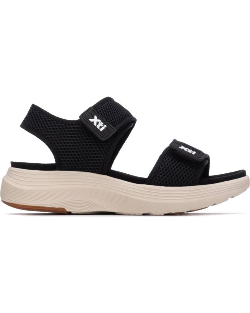 XTI SANDALIA DEPORTIVA CON CIERRE DE VELCRO XTI 145401 NEGRO