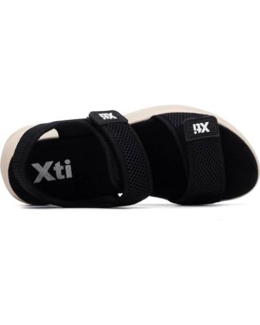 XTI SANDALIA DEPORTIVA CON CIERRE DE VELCRO XTI 145401 NEGRO