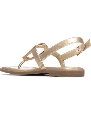 XTI SANDALIAS PLANAS CON DETALLE DE ESLABÓN 145494 ORO