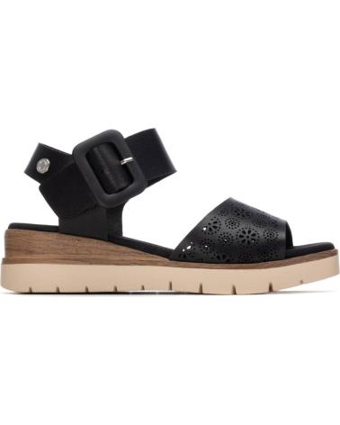 REFRESH SANDALIA PLATAFORMA CON HEBILLA 175168 NEGRO