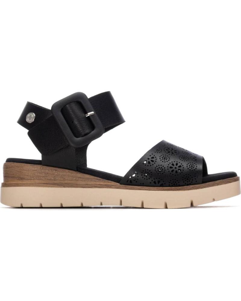 REFRESH SANDALIA PLATAFORMA CON HEBILLA 175168 NEGRO