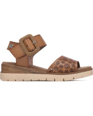 REFRESH SANDALIA REFRESH 175168 CON HEBILLA Y PLATAFORMA TAUPE