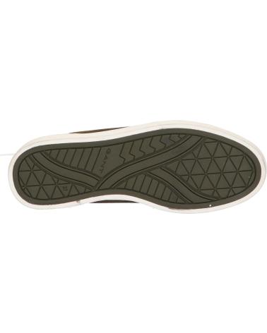 GANT GANT AURORA WILDLEDER-SNEAKER MIT PLATEAU DARK OLIVE