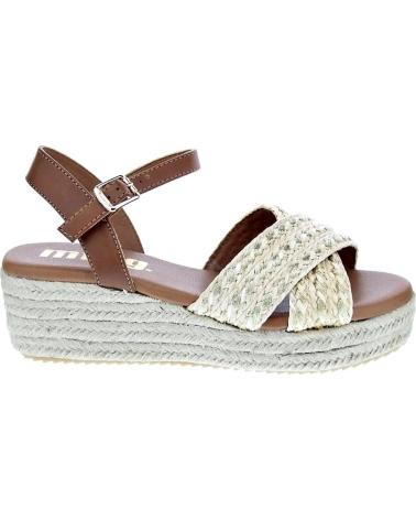 MTNG SANDALIAS LITA CON PLATAFORMA DE ESPARTO BEIGE