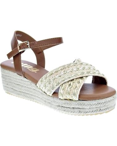 MTNG SANDALIAS LITA CON PLATAFORMA DE ESPARTO BEIGE