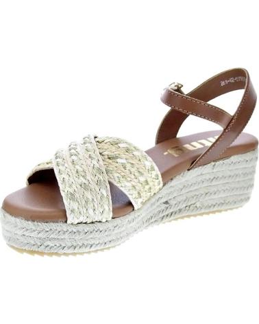 MTNG SANDALIAS LITA CON PLATAFORMA DE ESPARTO BEIGE