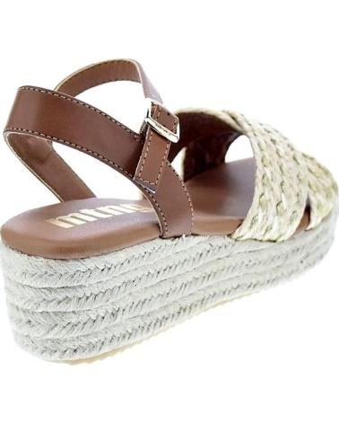 MTNG SANDALIAS LITA CON PLATAFORMA DE ESPARTO BEIGE