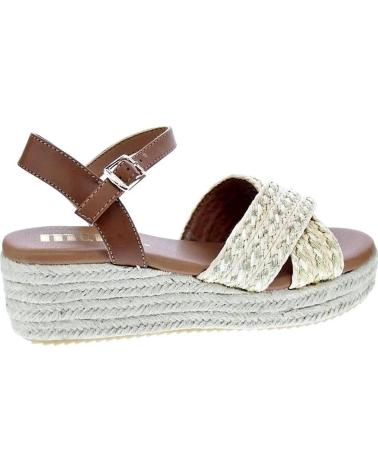 MTNG SANDALIAS LITA CON PLATAFORMA DE ESPARTO BEIGE