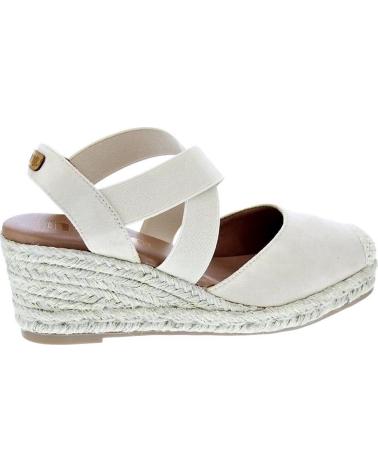 MTNG ALPARGATAS MADA CON CUÑA Y TIRAS CRUZADAS BEIGE