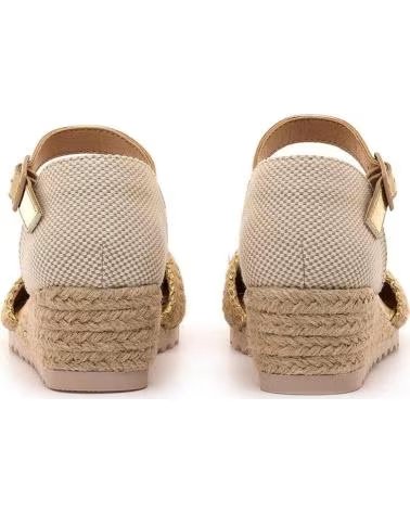 MTNG SANDALIAS MUSTANG 225-40037-C59845 EN DORADO PARA NINAS CHAMPAGNE