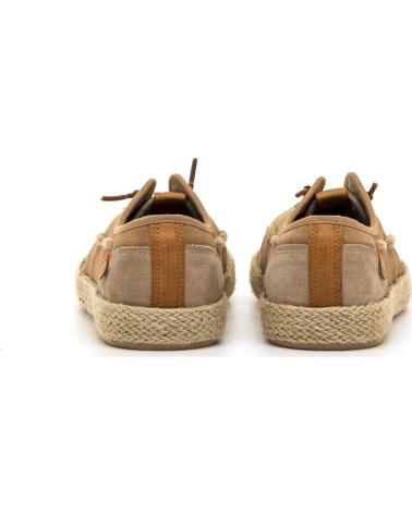 MTNG MOCASINES NÁUTICOS DE ANTE CON SUELA DE YUTE MODELO 84852 MARRóN