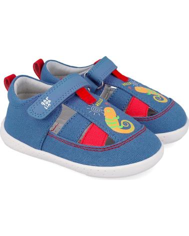 GARVALIN SANDALIAS RESPETUOSAS DE LONA LAGARTO 262343 INDIGOA631